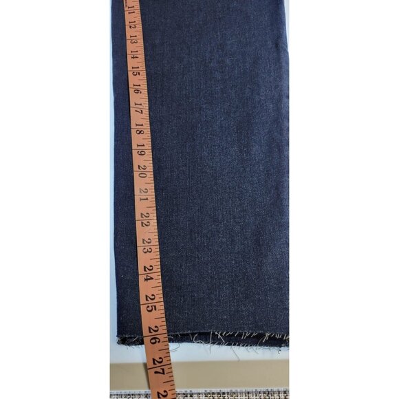 Nanette Lepore Pants Blue SZ 4 Jolie Super High Rise Taper Retro Denim LJ7727MAD - Picture 10 of 11
